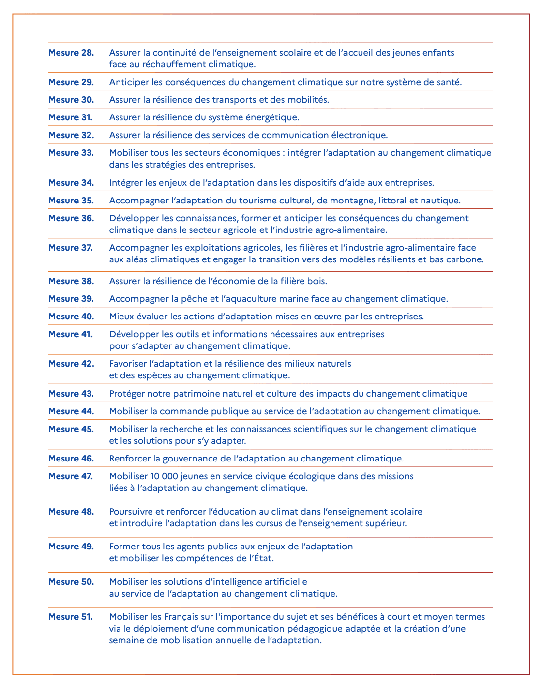 Mesures 28 à 51 de la TRACC